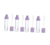 VILLFUL 10pcs Empty Lip Balm Bottles with Wand Leakproof Lip Gloss Tubes for DIY Lipstick Portable Lipgloss Containers for Daily Use and Sample Making Light Purple