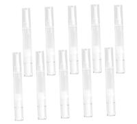 VILLFUL 10pcs Empty Nail Oil Pens with Brush Tip Cosmetic Dispenser Applicator Tubes for Cuticle Oil Lip Gloss Essential Refillable and Portable