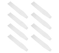 VILLFUL 10Pcs EVA Portable Makeup Brush Bags Semi-transparent Dustproof Cosmetic Brush Guards Protective Covers for Travel and Daily Use Suitable for Various