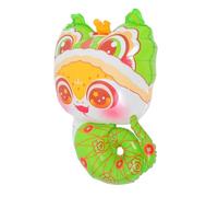VILLFUL 10pcs Green Foil Snake Balloons for Shower and Birthday Party Decorations Easy to Inflate Fun and Zodiac Animal Balloons for Celebrations and Events