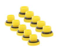 VILLFUL 10pcs Grey Socket Screw Hole Seal Caps Chrome Screw Caps for Plasterboard Pp Pom Material Hydraulics