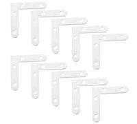 VILLFUL 10pcs Iron Screen Frame Corner Braces 90 Degree Fixed Angle Brackets for Screen Doors Easy to Install Sturdy and Strong Replacement Frame Corners for Occasions