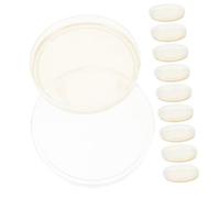 VILLFUL 10pcs Prepoured Agar Plates Portable Petri Dishes for Science Projects Nutrient Agar for Laboratory Supplies and Culture School Experiments