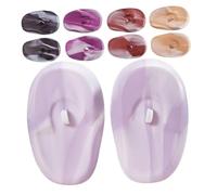 VILLFUL 10pcs Reusable Silicone Ear Covers for Hair Dryer Protection Comfortable Lightweight Ear Caps for Hair Dyeing Perming and Shower for Salon and Home Use