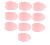 VILLFUL 10Pcs Small Silicone Lipbrush Covers Protective Dustproof Makeup Brush Sleeves Expandable Fit Various Practical Lip Brush Protector Pink