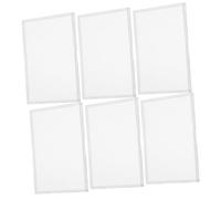 VILLFUL 10pcs Transparent Acrylic Card Protectors Clear Card Display Holders for Game Business Trading Compact Durable Portable Cases