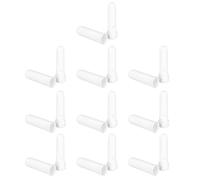 VILLFUL 10pcs White Empty Inhalers for Aromatherapy with Essential Oil Diffuser Tubes, Refillable Breathable Sticks Suitable for DIY Relaxation and Stress Relief
