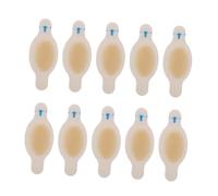 VILLFUL 10Pcs Women S Rear Heel Stickers Anti-Abrasion Blister Prevention Pads Self-Adhesive Thin Cushions for Skin-Friendly Wear Invisible Design with Friction Resistance for Shoes