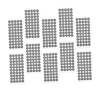 VILLFUL 10sheets Scanning Markers Reflective Points High Visibility Reference Markers for Scanner Scanning