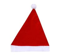 VILLFUL 12PCS Christmas Cartoon Santa Claus Hats for Adults and Non Fading Comfortable Xmas Party Costume Accessories Classic Holiday Decoration for Family and Friends Celebrations