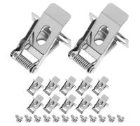 VILLFUL 12pcs Downlight Panel Lamp Spring Clip - Recessed Lighting Accessories - Fixed Spring Clips Panel Lamps for Securing Spotlights High Hardness