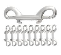 VILLFUL 12pcs Heavy Duty Zinc Alloy Snap Hooks for Dog Leash Backpack Luggage Multi-Purpose Chain Clasps Quick Connect Clips for Pet Leashes and Straps
