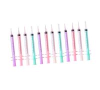 VILLFUL 12pcs Multi-color Syringe Ballpoint Pens Gel Ink Smooth Writing School Supplies Playful Signing Pens for Nursing Staff and Party Favors