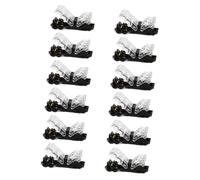 VILLFUL 12pcs Pin Wire Connectors Compact Transparent Cable Connectors with Plastic Storage Box No Peeling Required Safe Arc-resistant Design for Single-core and Multi-core Wires