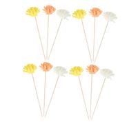 VILLFUL 12pcs Reed Diffuser Sticks Flowers Made from Rice Paper with Realistic Appearance and Elegant Design, Lightweight Refill for Home Decor and Flower Oil Diffuser