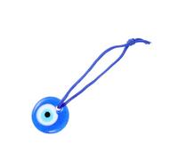 VILLFUL 12pcs Turkish Blue Evil Eye Pendants Glass Beads Home Protection Charms Wall Hanging Decor for Bedroom Living Wedding Birthday Celebration