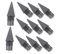 VILLFUL 15pcs Inkless Pencil Tips Replacement Drawing Nibs for Students Easy to Use Everlasting Pen Heads Multipurpose Sketching and Writing Accessory Random Color