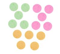 VILLFUL 15pcs Makeup Powder Applicators Rounded Cosmetics Pads for Woman Makeup Accessory Pads for Face Cleaning for Home Use