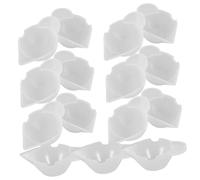 VILLFUL 15pcs Silicone Measuring Cups for Epoxy Resin DIY Heat Resistant Reusable Silicone Mold Dispenser Bowls for Jewelry Crafting and Color Modulation