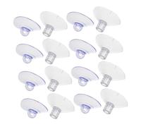 VILLFUL 16PCS Strong Adhesive Transparent PVC Cat Window Perch Suction Cups Replacement Kit for Hammocks and Beds Heavy-duty Vacuum Glass Sucker Kit Suction Pads for Glass Doors and