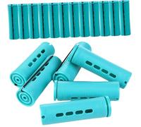 VILLFUL 18Pcs Self Grip Hair Rollers with Cover Heatless Curl Styling Tools for Women Men Easy Hold Curlers for Secure Natural Wavy Hair Portable Barber Hairdressing Kit