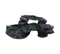 VILLFUL 1pc Funny Tortoise Climbing Platform Resin Terrace Ornament for Fish Tank Landscape Durable Aquarium Decoration for Turtles to Play and to Supplies