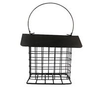 VILLFUL 1pc Outdoor Bird Food Container Convenient Hanging Bird Feeder with Unique Cover for Rain Protection Compact Design for Easy Installation