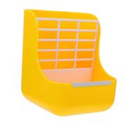 VILLFUL 1pc Rabbit Feeder Hay Net for Rabbits Plastic Food Manger 2-in-1 Grass Holder Birthday Pet Feeding Rack Large Capacity Sturdy Material