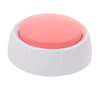 VILLFUL 1pc Recordable Dog Communication Button Interactive Pet Training Tool for Dogs and Cats Reusable Voice Message Playback Easy Press Design for Enhanced Pet Bonding Pink