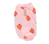 VILLFUL 1pc Stylish Cherry Pattern Dog Vest Cozy for Cute Pet Costume for Dogs Easy to Wear Adorable and Fashionable Design