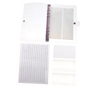 VILLFUL 1Set Diamond Storage Book with Transparent Diamond Storage Case for Organizing Rhinestones Beads and Art Accessories