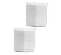 VILLFUL 2 Boxes Non-woven Nail Wipes Glue Cleaning Cotton Pads for Nail Art and Eyelash Extension Removal Soft Supple Fabric for Home and Salon Use