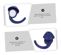 VILLFUL 2 Pairs Anti-Noise Silicone for Students Wear-Resistant Sleeping with Small and Large Invisible Practical Hearing Protection for Quiet Sleep and Noise Reduction