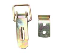 VILLFUL 2 Sets Draw Latches for Carriage Truck Doors Spcc Hold Down Clamps Easy Install Replacement Door Draw Latches for Trailer Cabinet Trunk High Strength Closure