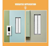 VILLFUL 2 Sets PVC Breaker Panel Labels Stickers Reusable Adhesive Electrical Box Tags for Load Center Cable Identification Oil-Resistant Organization Tool for Substations and Home