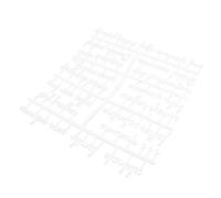 VILLFUL 2 Sets Replaceable Plastic Felt Board Letters for Message Boards Easy to Install Alphabet Accessories for Home Office Event Signage Letters