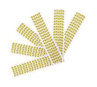 VILLFUL 200 Pcs High Voltage Electrical Safety Warning Labels Self-adhesive Yellow Triangle Stickers for Indoor Outdoor Use Preventing Electric Shock Accidents