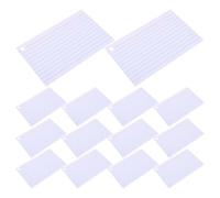 VILLFUL 200 Sheets Ruled White Index Cards with Hole Lined Flashcards for Study Presentation and Office Organization Horizontal Note Pads for Vocabulary To-do Lists and Exam Preparation