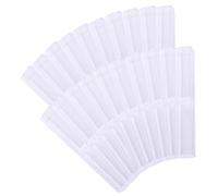 VILLFUL 20pcs Clear Pen Boxes Transparent Plastic Pen Display Cases Packaging for Business and Festival