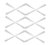 VILLFUL 20pcs Clear Plastic Self-Adhesive Label Holders for Retail Shelf Price Tags Transparent Ticket Strip Channel for Supermarkets and Convenience Stores and Update Price Display