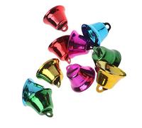 VILLFUL 20Pcs Colorful Hanging Wind Chime Bells for Parrots and Pets Durable Chewing for DIY Crafts Christmas Decor and Pet Collars Random Color