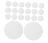VILLFUL 20pcs Compressed Facial Sponges Natural Pulp Makeup Removal Pads Quick Expand Face Cleansing Sponges for Travel and Home Use Gentle Exfoliating and Skin Cleaning