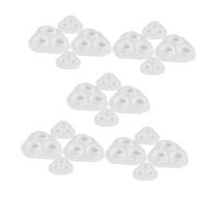 VILLFUL 20PCS Diamond Shape Silicone Resin Molds for DIY Jewelry Making Compatible with Epoxy and Craft Materials Elegant Gemstone Casting Tools for Artistic Handmade Decorations