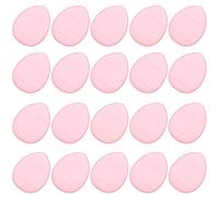 VILLFUL 20pcs Dry Powder Puff Mini Makeup Puff with Hydrophilic Fabric and Strap, for On-the-go Use, Designed for T-zone Application and Dual Wet or Dry Powder Use