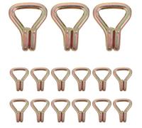 VILLFUL 20pcs Heavy Duty Straps Strapping Tie Downs Ratchet Tie down Hook Cargo Net Anchors Truck Strapping Strap Hook Car Ratchet Bungee Lashing Truck Cargo Golden