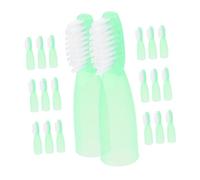VILLFUL 20pcs Mini Portable Short Handle Toothbrush Soft Bristle Design for Prison Use Mental Health Facilities Travel Oral Care