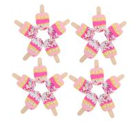 VILLFUL 20pcs Miniature Polymer Clay Dessert Charms Flat Back Sweet Treats Cabochons for DIY Hair Accessories Phone Cases Scrapbooking Jewelry Craft Supplies