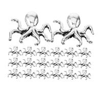 VILLFUL 20pcs Octopus Jewelry Charms for DIY Bracelet and Necklace Making Metal Charms for Crafting Accessories Small Hole Beads for Jewelry Design