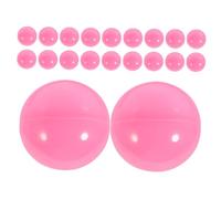 VILLFUL 20pcs Openable Plastic Bingo Balls Colorful Hollow Capsules for Party Games and Team Events Lightweight Portable Activity Supplies for Indoor Outdoor Fun