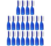 VILLFUL 20Pcs Portable Prison Toothbrush with Large Head for Deep Oral Cleaning Lightweight Plastic Mini Brush for Inmates Anti-Slip Use in Rehabilitation Centers and Detention